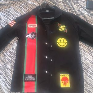 Sniper Gang Jacket, Size:Medium, Color:Black